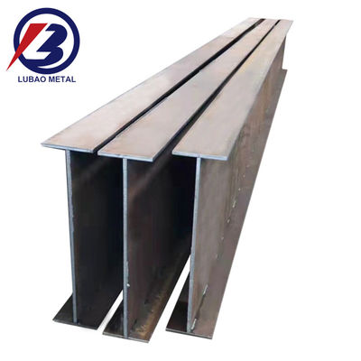 구조 탄소 프로파일 H 건설용 철 빔 강철 웹 두께 5mm-16mm 허용률 ±1% A36 Q235 ASTM 표준