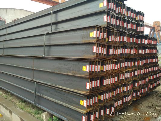 사용자 정의 탄소 채널 스틸 크기 H- 빔 절단 서비스 용접 기술 ASTM Q235B 표준 크기 사양