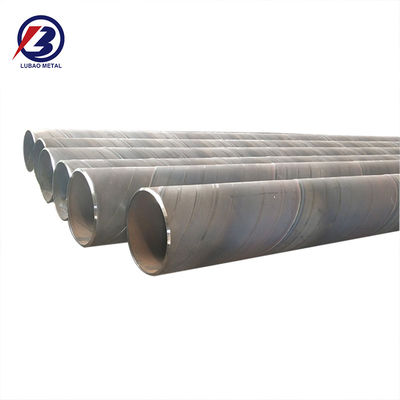 API 5l x52 ssaw 스파이럴 웰딩 스틸 파이프 길이 12M 비유화 된 뜨거운 롤링 탄소 스파이럴 스틸 웰딩 튜브 중국