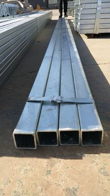 온실 튜브 산업용 철강 정면 파이프 Z30-Z40 코팅 BS ASTM 표준