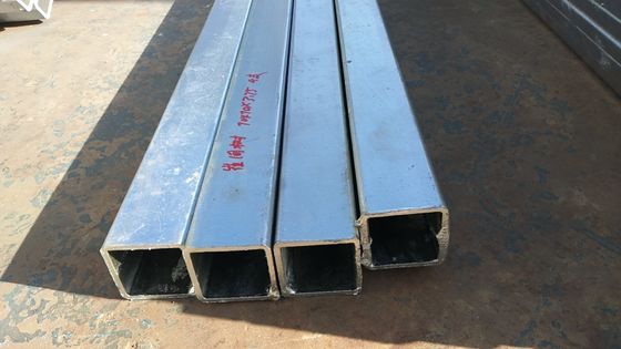 울타리 기둥 및 유체 파이프 BS1387 ASTM A53-2007용 핫 디프 젤바니즈드 퀘어 파이프