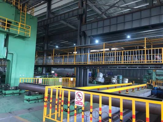 출구 ASTM A252 A36 Q235 Q345 Q235B 지름 219--3080mm 직접접접속 용접 철강 파이프 벽 두께 2.0-6.0mm