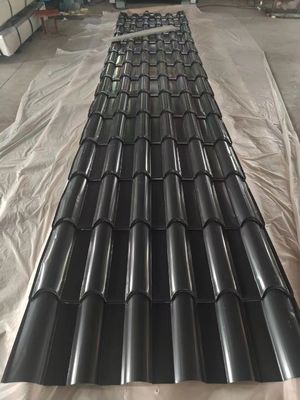 665-1100mm 너비 내구적인 야외 지붕 솔루션을 위해 PPGI/PPGL 전차 된 진료 된 corrugated 강철 지붕 장
