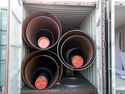 금속이 아닌 Q235A/Q235B/0Cr13/Q345/X42/X46 10m 직접접속 웰딩 탄소강 파이프 건설용