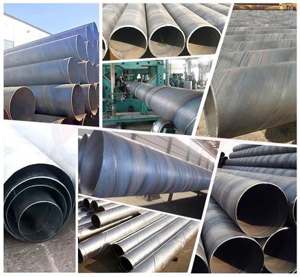 Q235/Q235B/Q345/L245/40 /X42/0Cr13/16Mn JIS 표준 최대 2420*22mm 건설용 나선 용접 파이프