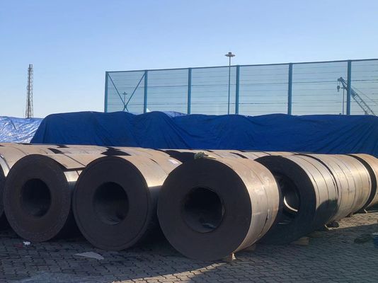판. 코일 HRC 600mm-1500mm 너비 ASTM A36 MS HRC 고온으로 롤 된 탄소 강철 코일 판 허용률 ±1%