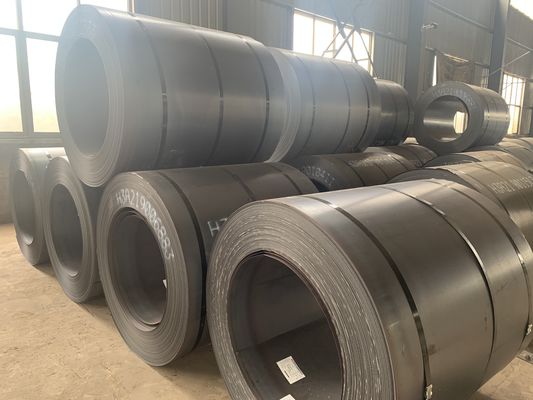 판. 코일 HRC 600mm-1500mm 너비 ASTM A36 MS HRC 고온으로 롤 된 탄소 강철 코일 판 허용률 ±1%