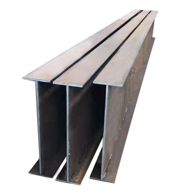 구조적 탄소 강철 H 채널은 진열 된 검은 표면과 6.5 ~ 70mm 웹 두께