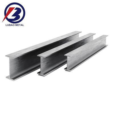 구조적 탄소 강철 H 채널은 진열 된 검은 표면과 6.5 ~ 70mm 웹 두께