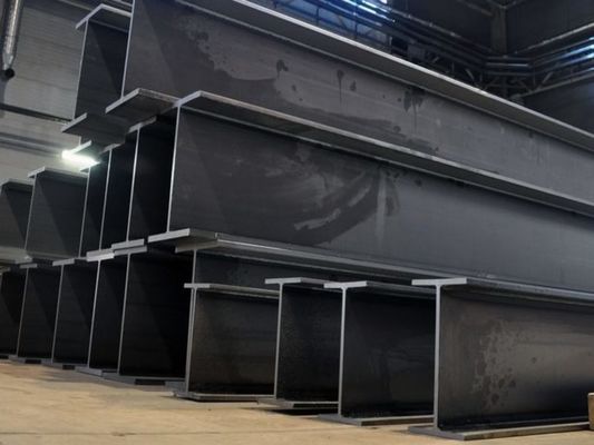 가연 H 빔 75x75 100mm 200mm S355jr S355J2H 두께 5-34mm와 웹 너비 96mm 1056mm 좋은