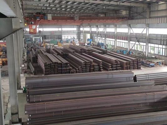 고온 롤링 기술 비 합금 ASTM Q235 Q345 SS400 건설용 H 빔