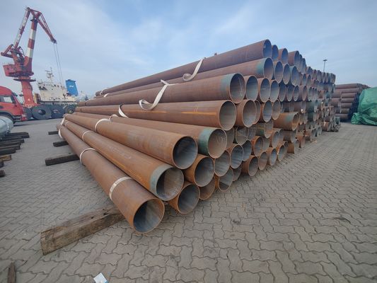 1.5 인치 ASTM A500 등급 B Q235 탄소 직선 원형 용접 검정 철강 파이프 굽기 이론적 무게에 의해 청구