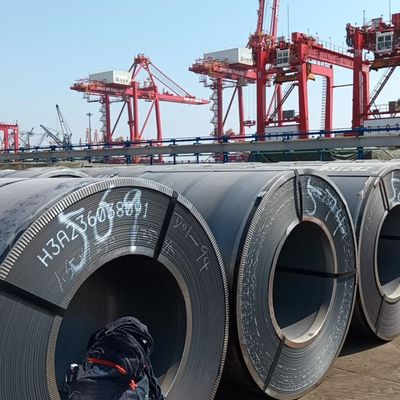 고온 롤링 기술 ASTM A57 A36 Ss400 Dx51d Dx52D Q295 Q235 절단 서비스와 함께 중간 탄소 HRC 강철 코일