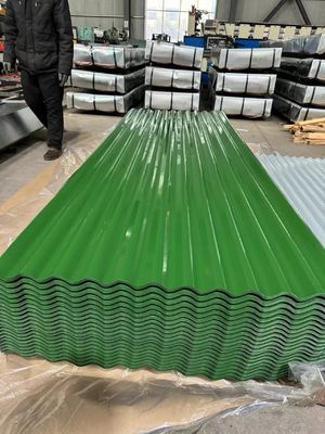 PPGI 색상 코팅 지붕 패널의 깊이는 15mm에서 18mm까지 및 ASTM Z30 0.1-1.0mm의 Unoil 치료