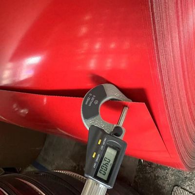 핫 디프 경식 저항 Z60 0.2mm 0.4mm 1200mm PPGI 색상 코팅 스틸 코일 PE HDP SMP PVDF 페인트