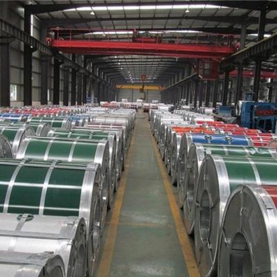 1250mm 정규 너비 우수하고 경제적인 ASTM TDC51D TDC52D TDC53D 0.5mm 프라이머 5-7um로 사용자 정의 가능한 컬러 코팅 코일