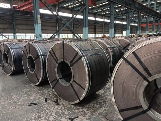 탄소 강철 코일 / 열로 굴린 코일 ASTM A36 A283 A387 Q235 Q345 S235jr 고강화 비 합금 장점