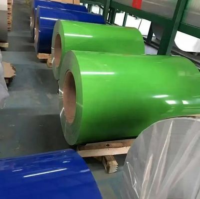 ASTM JIS DIN GB 표준 Ral 컬러 알루미늄 코일 시리즈 3004.3003 0.27mm 두께 컬러 코팅 알루미늄 코일