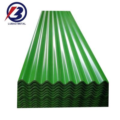 900mm 너비 2438mm 길이 SGCC 등급 Ral 차트 PPGI 장수 지붕 솔루션을위한 corrugated 옥상 시트