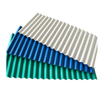 산업 물류 운송 SGCC/SPCC/DX51D 전차 칠 된 진열 된 corrugated 지붕 엽