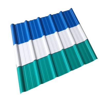 완전 경화 GI PPGI PPGL 가연 철강 지붕판 0.4mm 두께 1000mm 너비 웰딩을 위한 다채로운 노러브 판