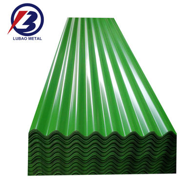 SGCC PPGI 코팅 된 건축 굽기 서비스용 전면 페인트 된 진열 철강 엽 Custom corrugated roof sheet