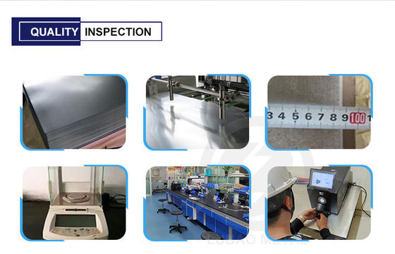 식품용 진료판 T2 T5 단단한 2mm 1500mm 밝은 표면 음식용 포장용 소재의 코일 및 시트