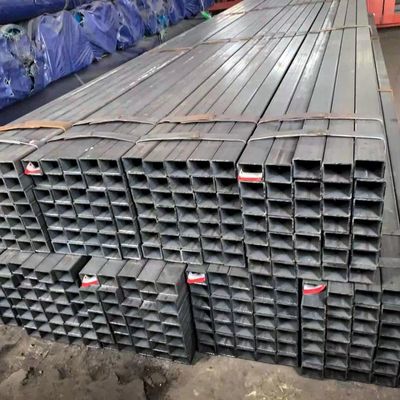 금속이 아닌 고온 롤링 홀로 탄소 파이프 40x40mm 70x70mm 산업 강도 Z30 Z60 코팅을 가진 진료 된 정사각형 튜브