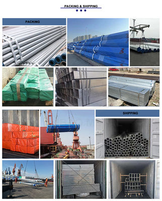 ASTM Q195 Q215 Q235 Q345 길이가 6m, 바깥 지름 26.9-310mm의 핫 디프 진열 된 둥근 파이프