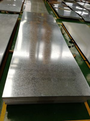 3-8 톤 코일 무게 2.5mm 3mm 진열 철강판 120g ASTM A653 G235 지붕 덮개 GI판