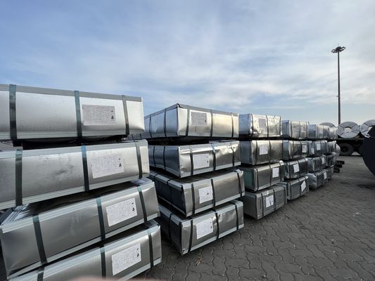 1200mm 길이 3mm 4mm 핫 DIP 진열 스틸 270g ASTM A653 G360 GI 판