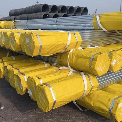 ASTM 표준 Q235 핫 디프 밸런제 파이프 맞춤형 용접 철강 파이프 Gi 건설용 용접 철강 파이프