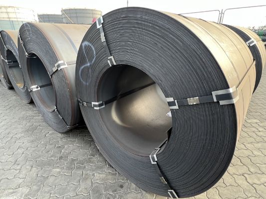 1250mm 너비 0.4mm-1.6mm 두께 열로 굴린 강철 코일 탄소 강철 엽 원 St37 St52 S45c Sirm 인증