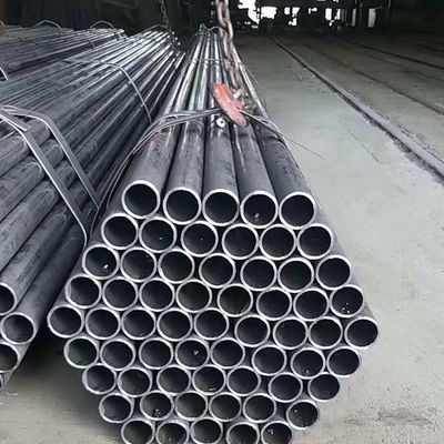 2.0-6.0mm 벽 두께 출구 ASTM A36 Q345 Q235B 석유가스 운송을 위한 직접접속 용접 철강 파이프