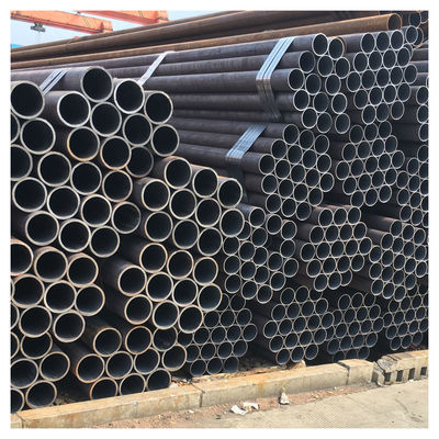 2.0-6.0mm 벽 두께 출구 ASTM A36 Q345 Q235B 석유가스 운송을 위한 직접접속 용접 철강 파이프