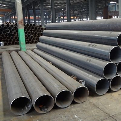 2.0-6.0mm 벽 두께 출구 ASTM A36 Q345 Q235B 석유가스 운송을 위한 직접접속 용접 철강 파이프