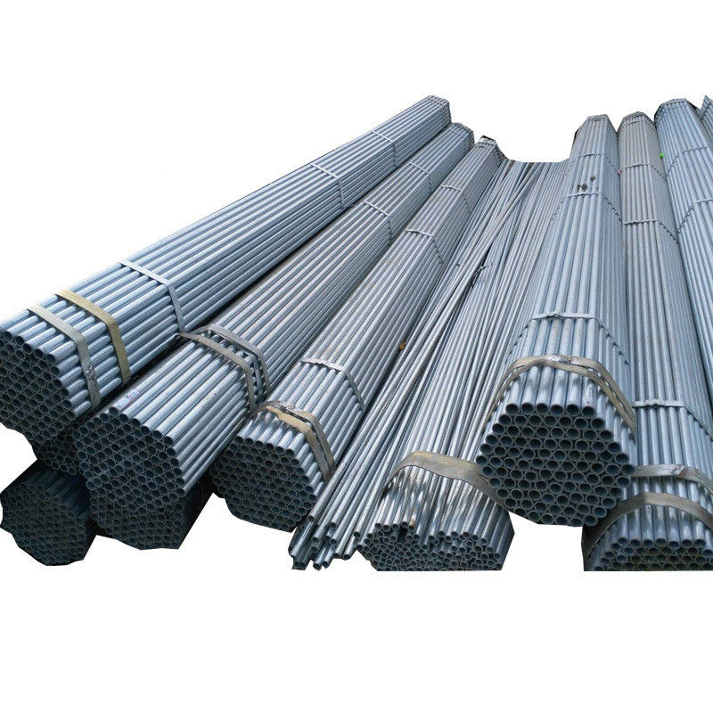 두께 1.2-2.2mm ASTM AISI 인증 GI 주황 코팅 MS 파이프 구조물 용 젤리화 용접 철 파이프