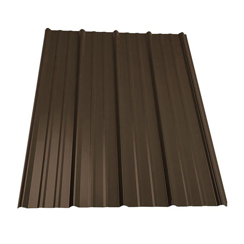 프라임 금속 지붕 패널 PPGI 건물 지붕 잎에 corrugated 강철 컬러 코팅 강철 너비 665mm-1500mm 길이 1400-1799mm
