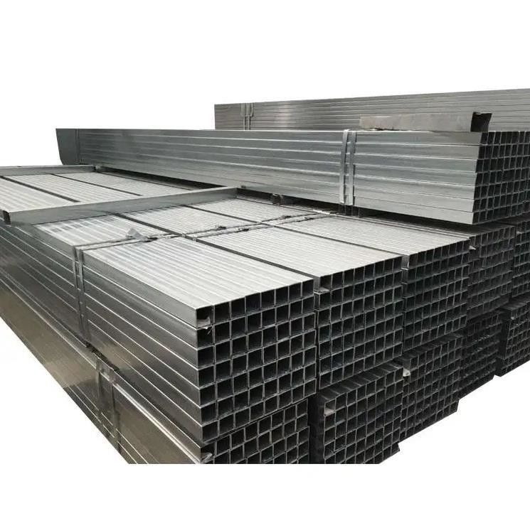 실제 무게에 의해 청구 금속 합금 없는 진열 스틸 퀘어 파이프 Z275 0.12mm-0.35mm 제품 가격에 저렴