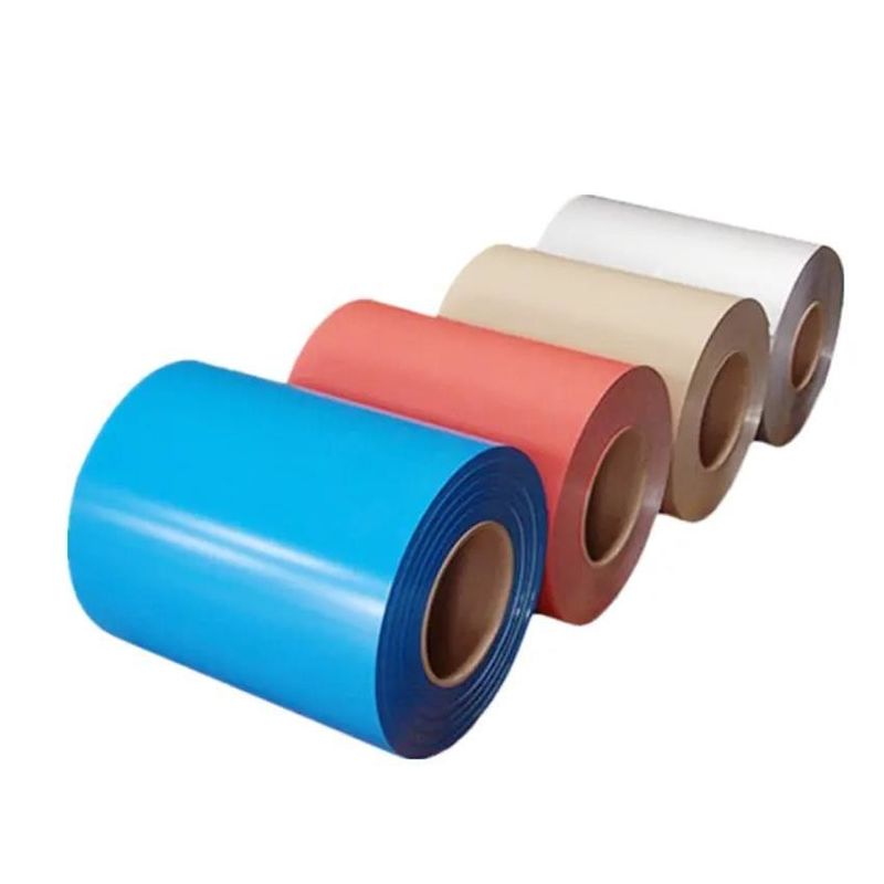 색상 코팅 PVDF PE 0.3mm 0.7mm 3mm 4mm 코일 두께 0.27-6mm의 알루미늄 코일