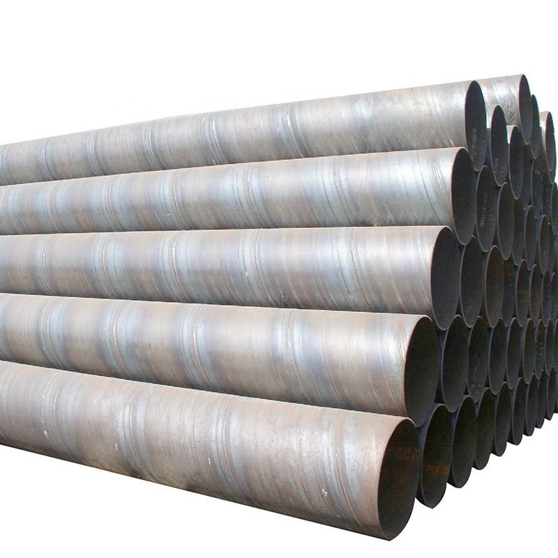 ASME B36.10 표준 벽 두께 범위 57x8mm 100x12mm SSAW SABS 인증 및 비 합금 재료와 함께 오일 우물 파이프